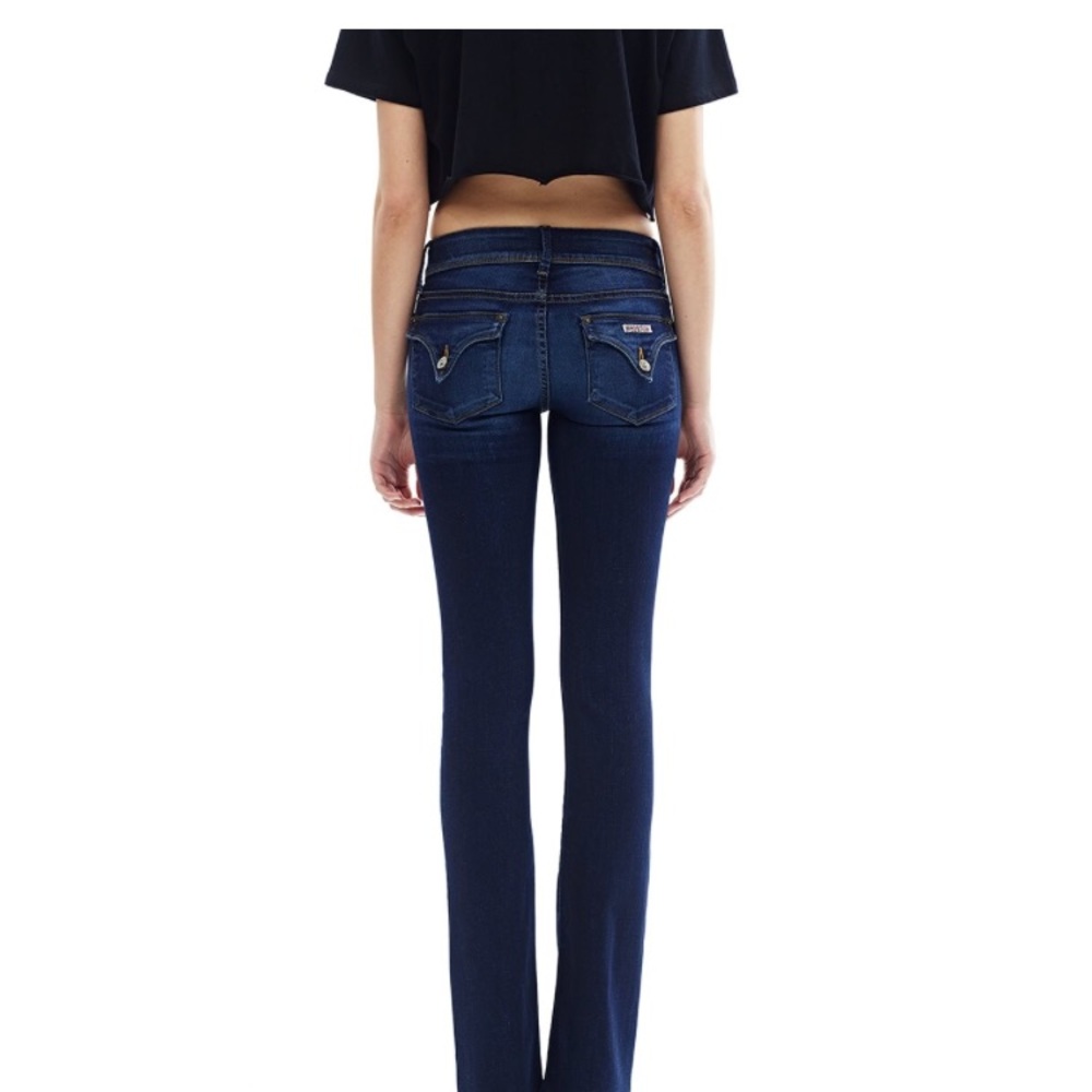 Hudson boot cut jeans dark wash